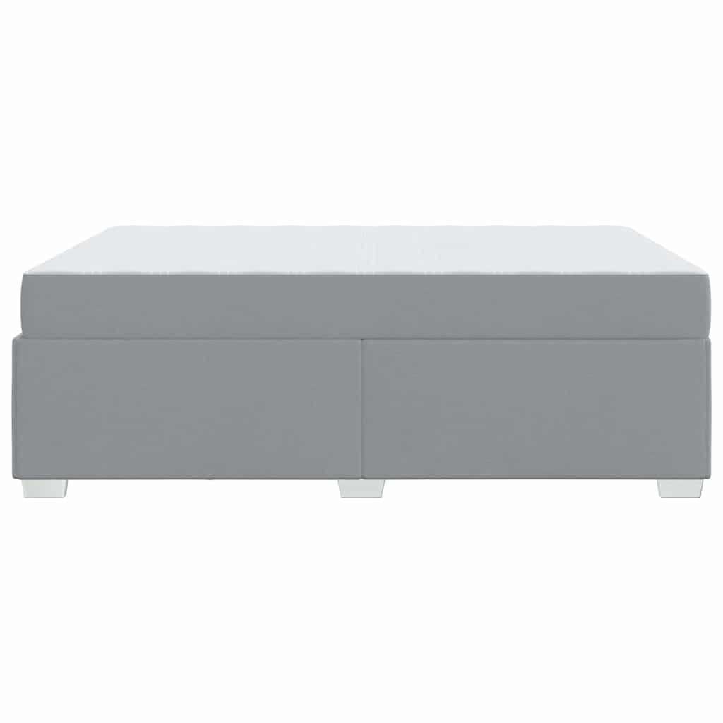 Struttura del letto Grigio chiaro 160 x 200 cm Tessuto