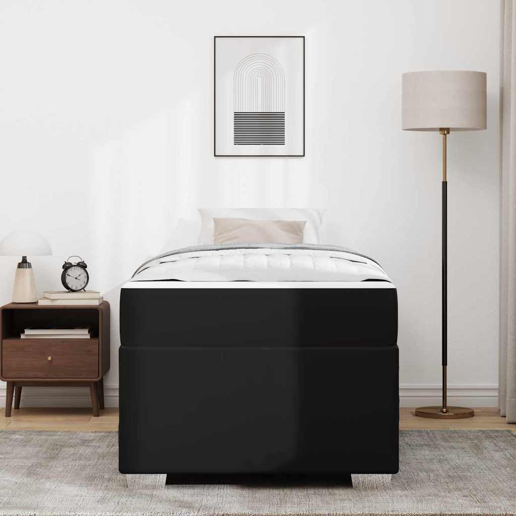 Struttura del letto Nero 90 x 200 cm Pelle sintetica
