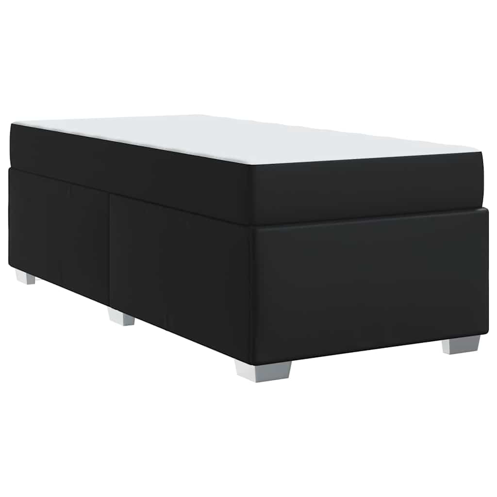 Struttura del letto Nero 90 x 200 cm Pelle sintetica