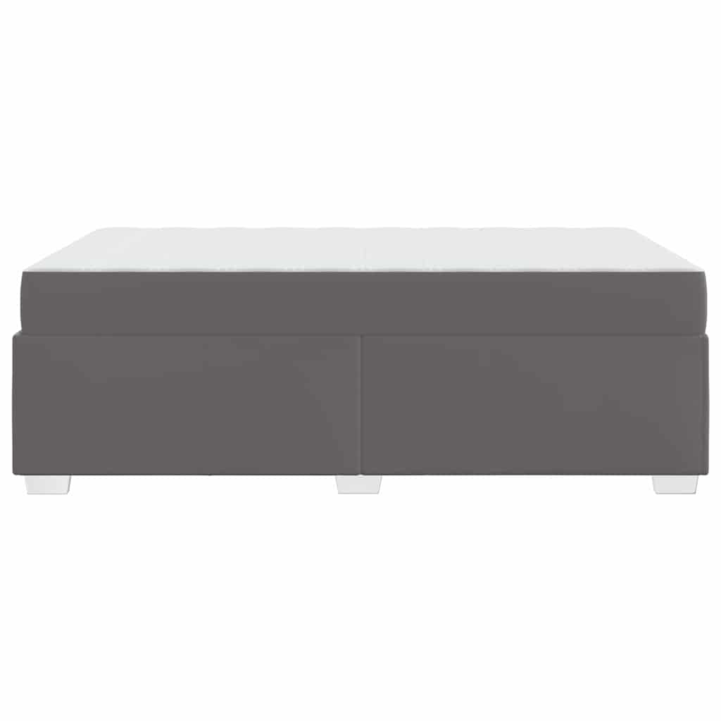 Struttura del letto Grigio 120 x 190 cm Pelle sintetica