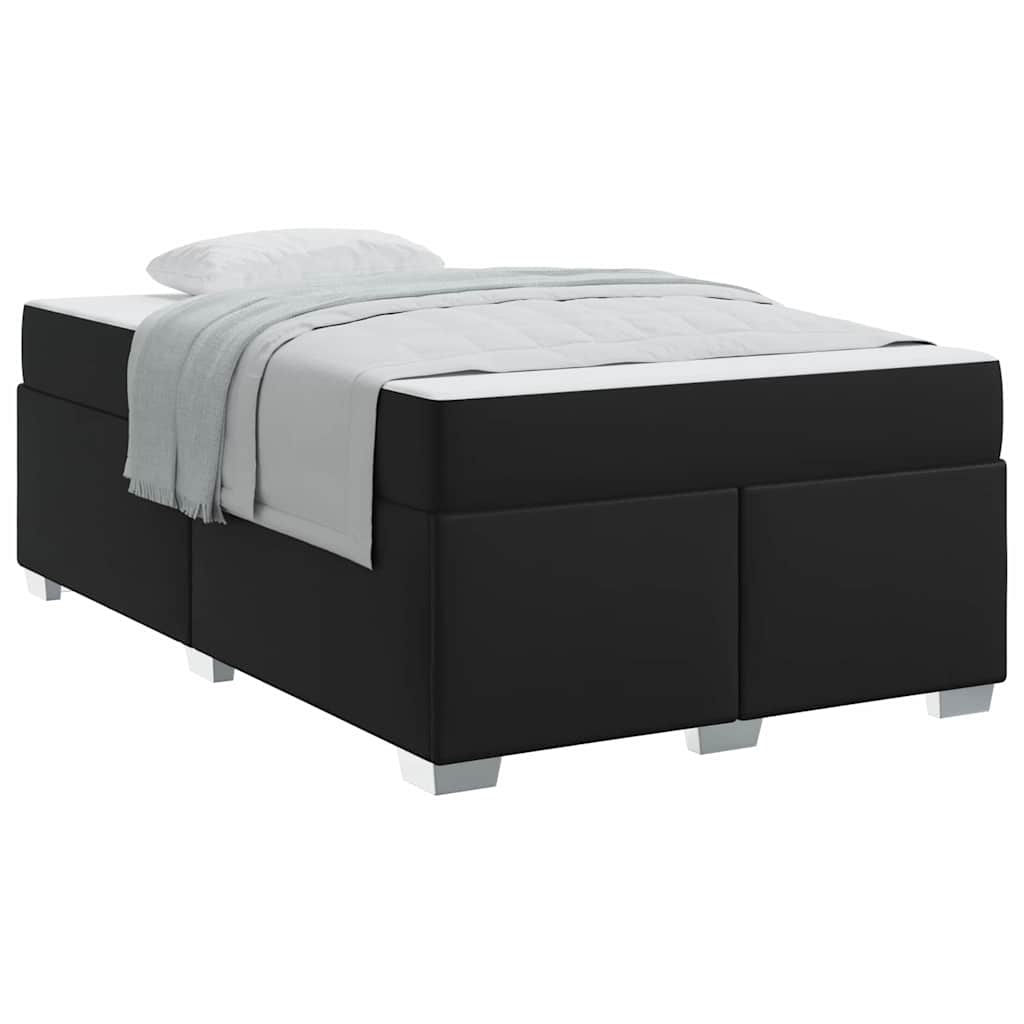 Struttura del letto Nero 120 x 200 cm Pelle sintetica