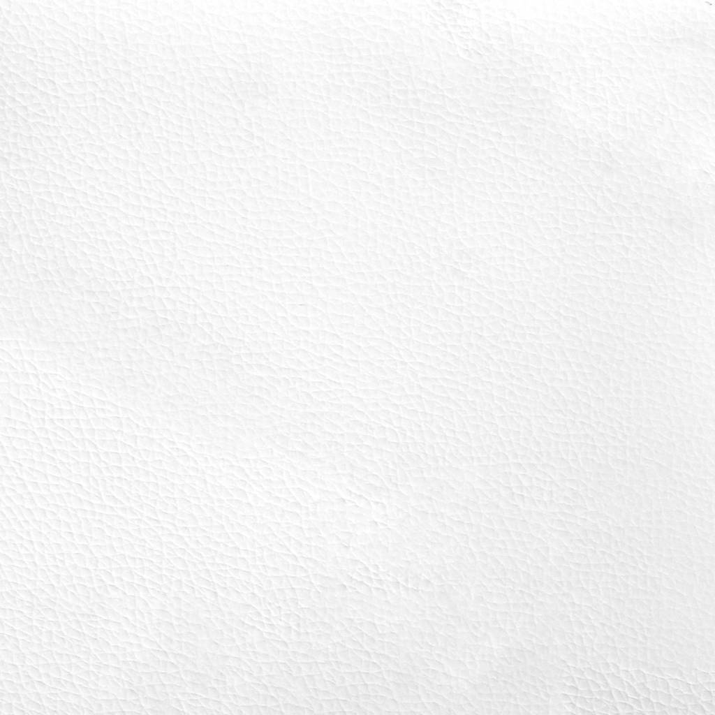 Struttura del letto con materasso Bianco 160 x 200 cm Tessuto