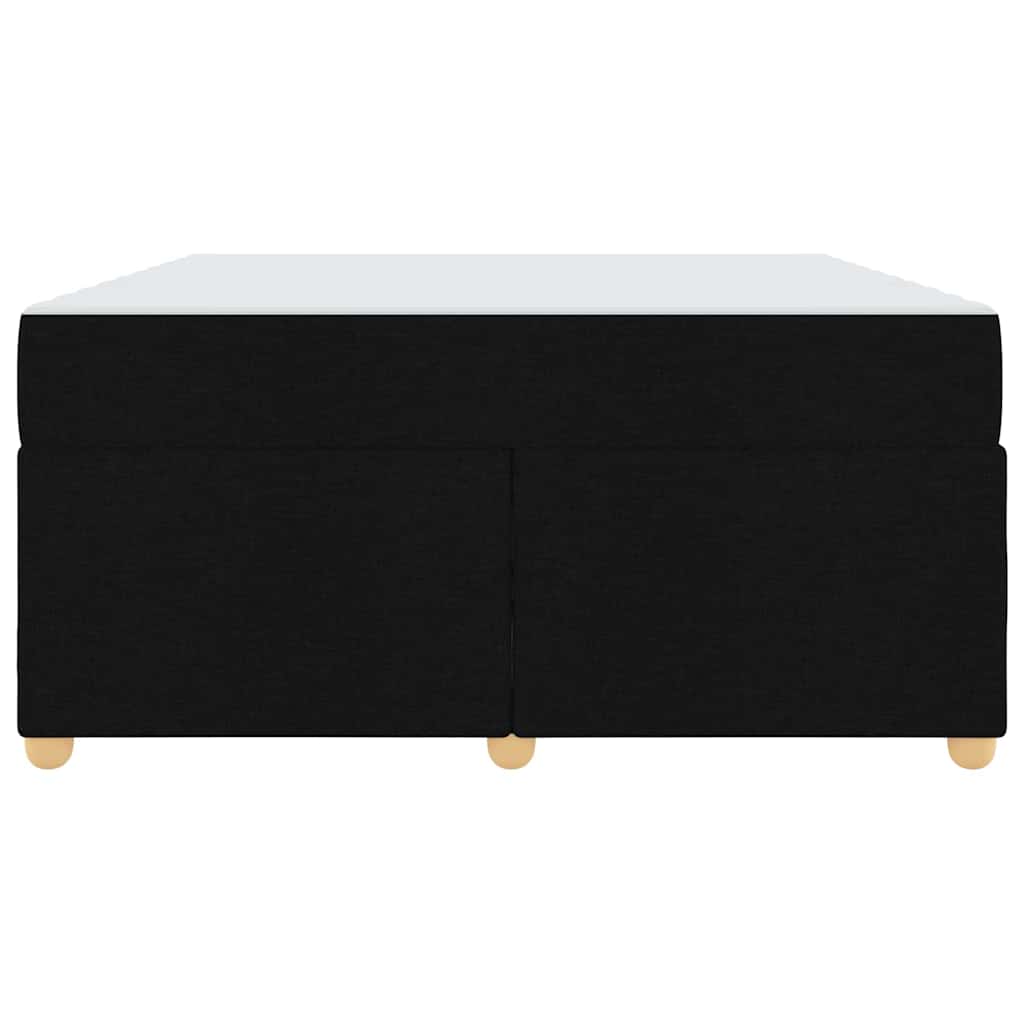 Struttura del letto con materasso Nero 140 x 200 cm Tessuto