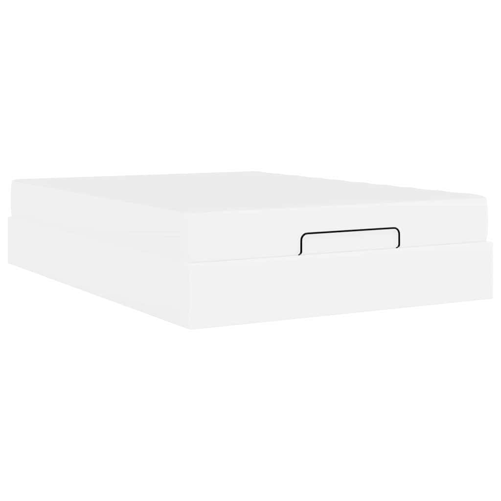 Struttura letto con materasso Bianco Puro 160 x 200 cm