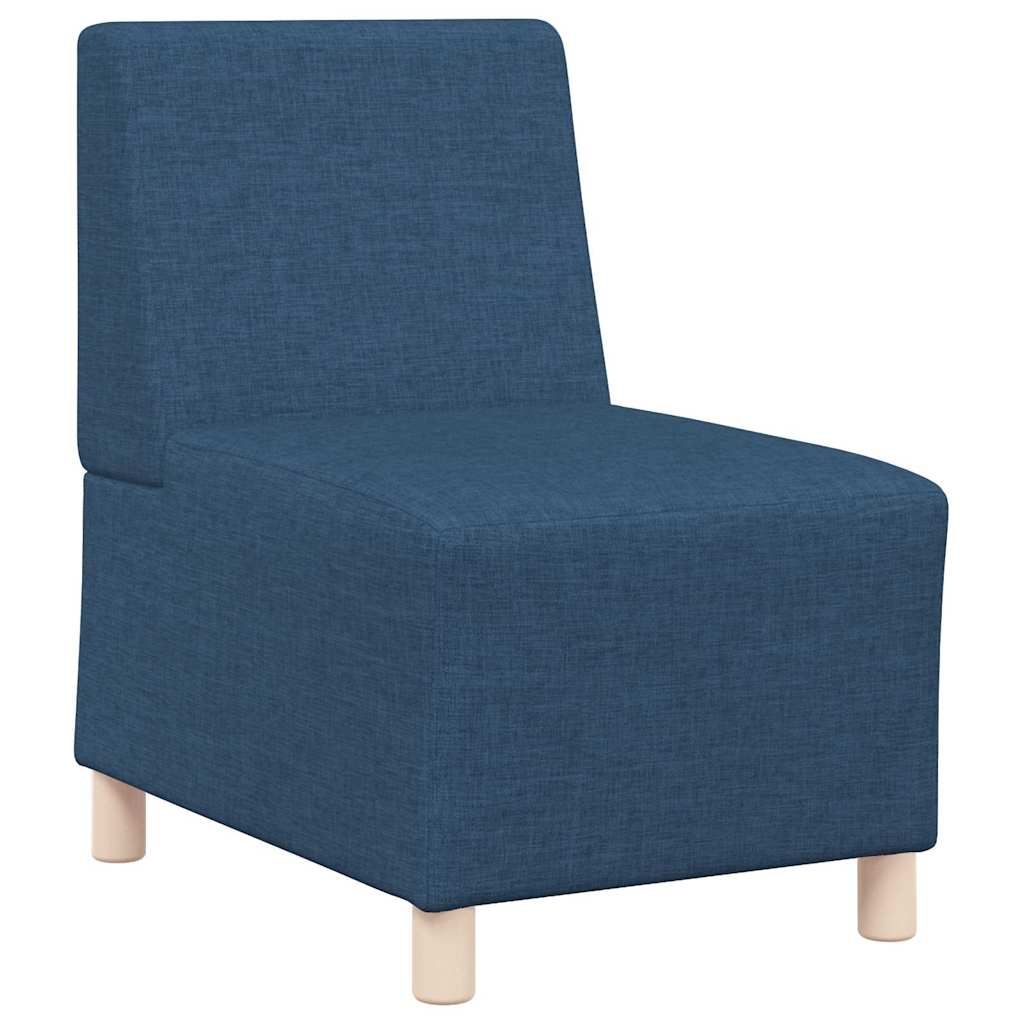 Unità di Divano Modulare Senza Braccioli 2 pcs Blu
