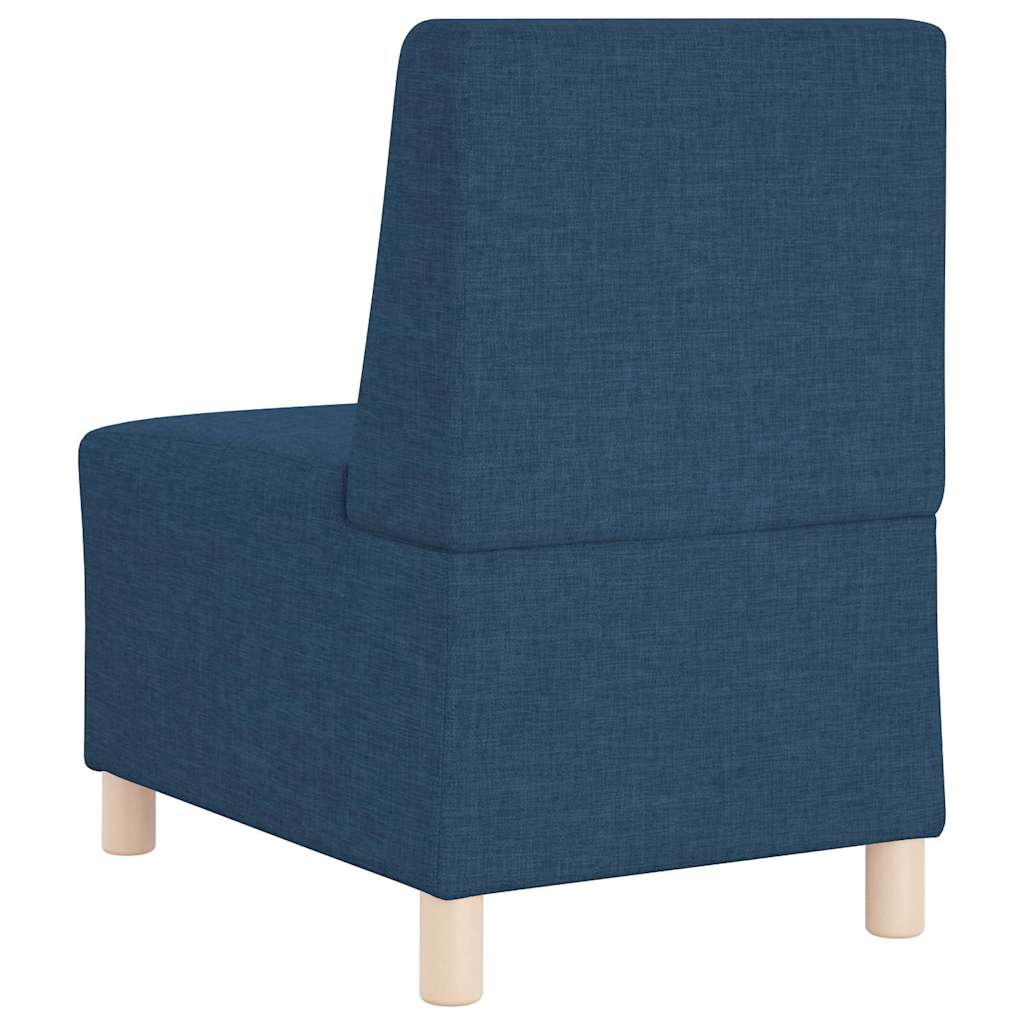 Unità di Divano Modulare Senza Braccioli 2 pcs Blu