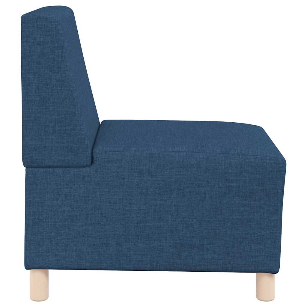 Unità di Divano Modulare Senza Braccioli 2 pcs Blu