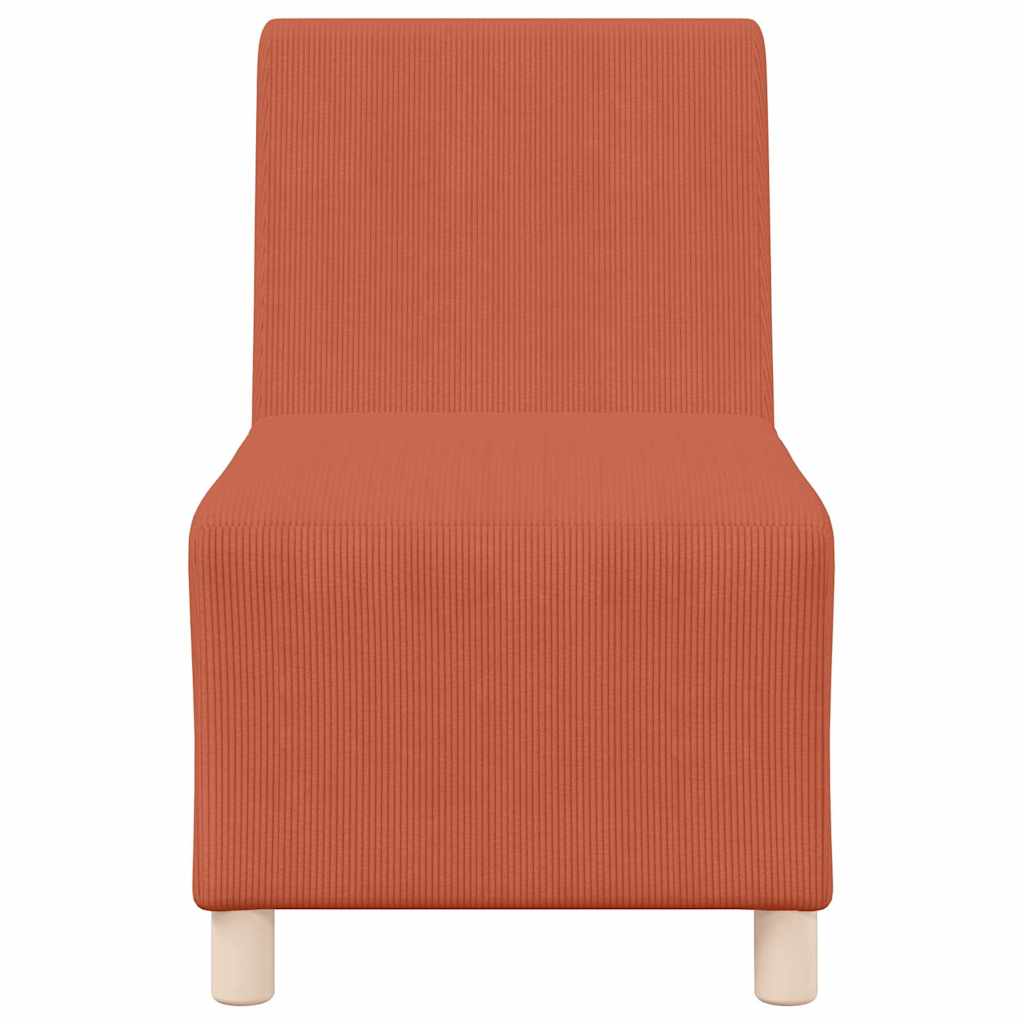Unità di Divano Modulare Senza Braccioli 2 pcs Arancione