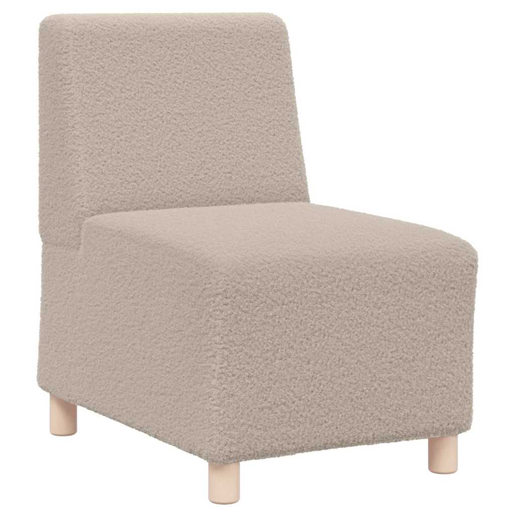 Unità di Divano Modulare Senza Braccioli 2 pcs Grigio chiaro