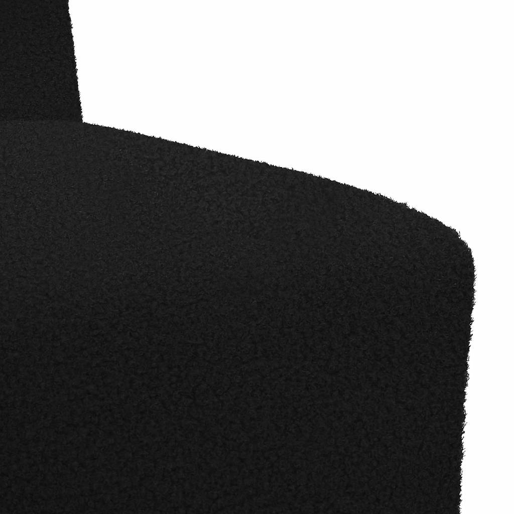Unità di Divano Modulare Senza Braccioli 2 pcs Nero
