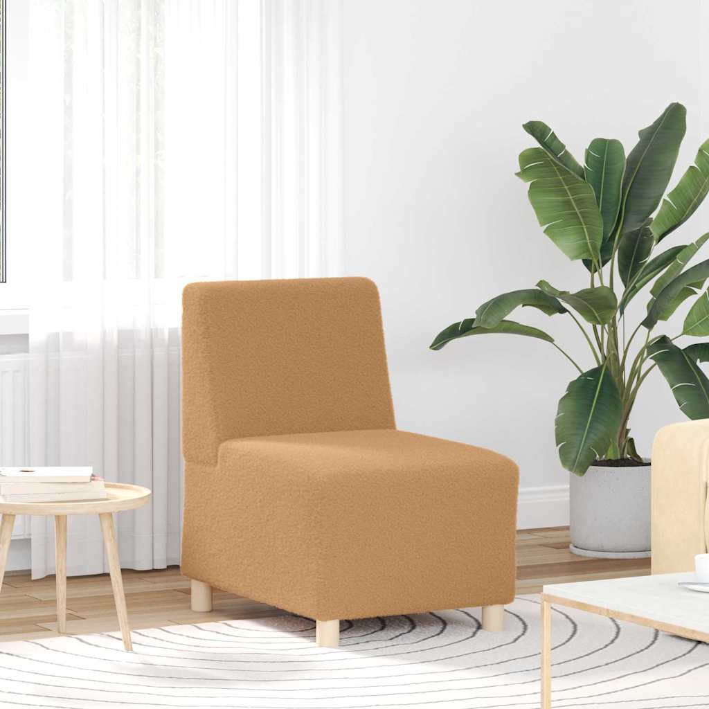 Unità di Divano Modulare Senza Braccioli 2 pcs Beige