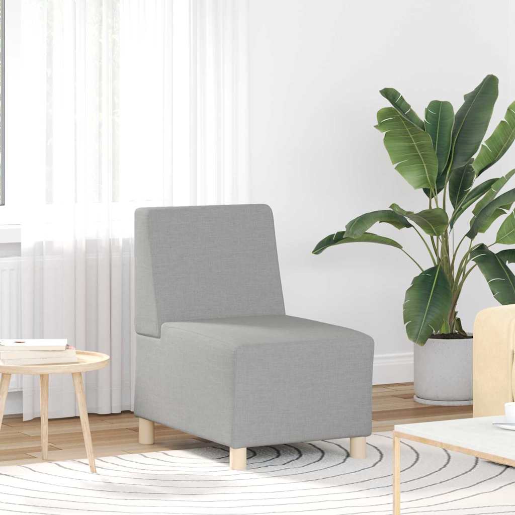 Unità di Divano Modulare Senza Braccioli 3 pcs Grigio nuvola