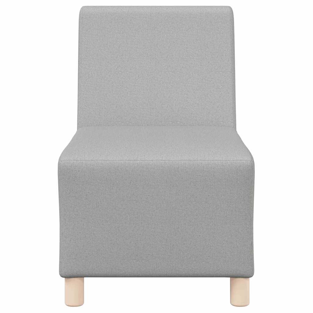 Unità di Divano Modulare Senza Braccioli 3 pcs Grigio nuvola