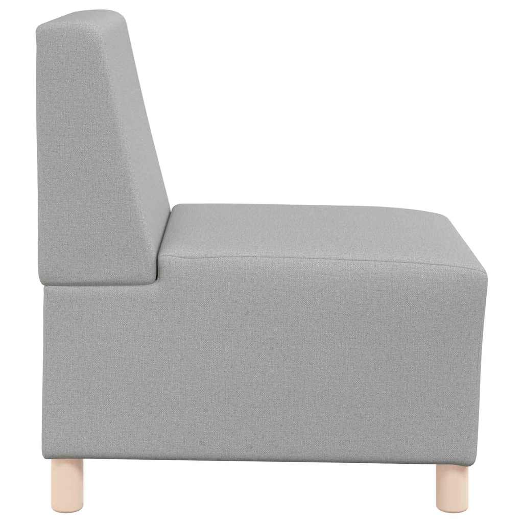 Unità di Divano Modulare Senza Braccioli 3 pcs Grigio nuvola