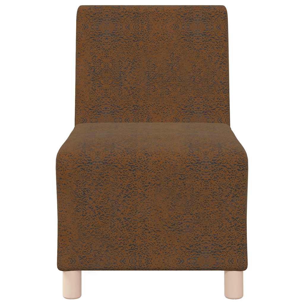 Poltrona Sofa 3 pcs Marrone 55 x 74 x 82 cm