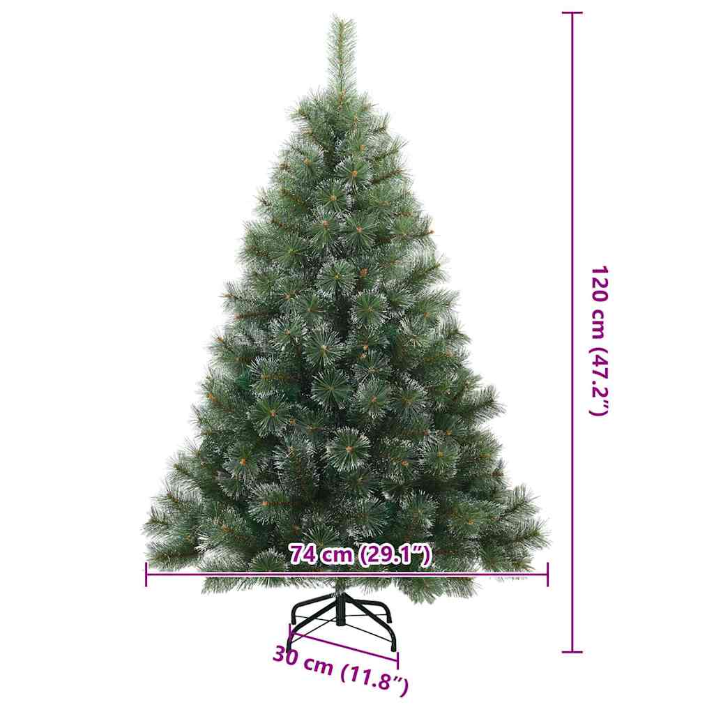 Albero di Natale Artificiale Snodato Foderato di Neve Verde | homemem39
