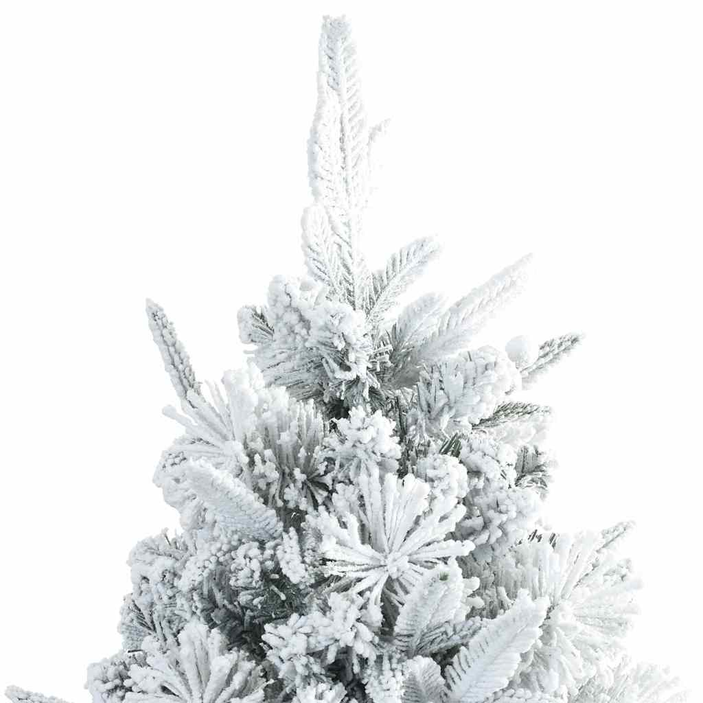 Albero di Natale Artificiale con Rami Pieghevoli Verde 210 cm