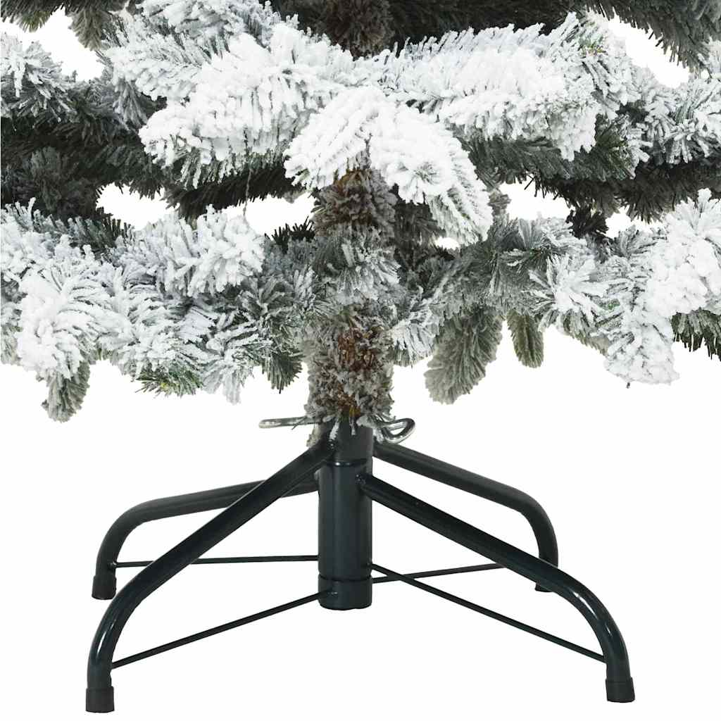 Albero di Natale artificiale con 150 LED Verde 150 cm PE e PVC