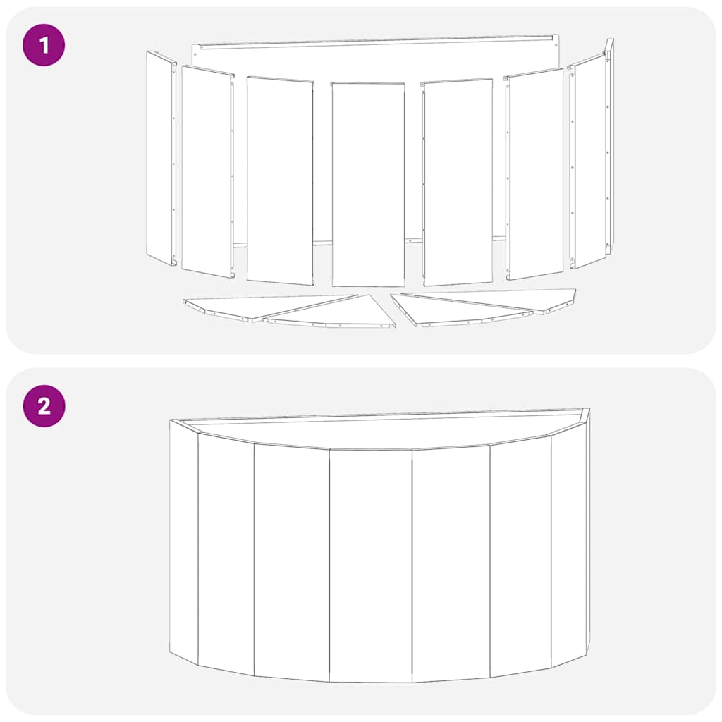 Fioriera Antracite 90 x 45 x 50 cm Acciaio
