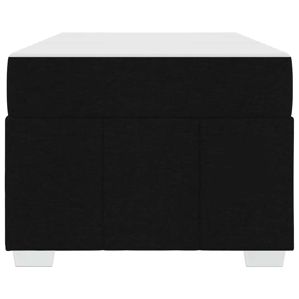 Struttura del letto con materasso Nero 80 x 200 cm Tessuto