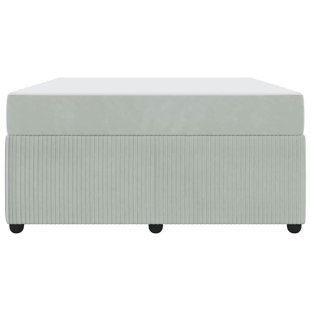 Struttura letto con materasso Grigio chiaro 140 x 200 cm
