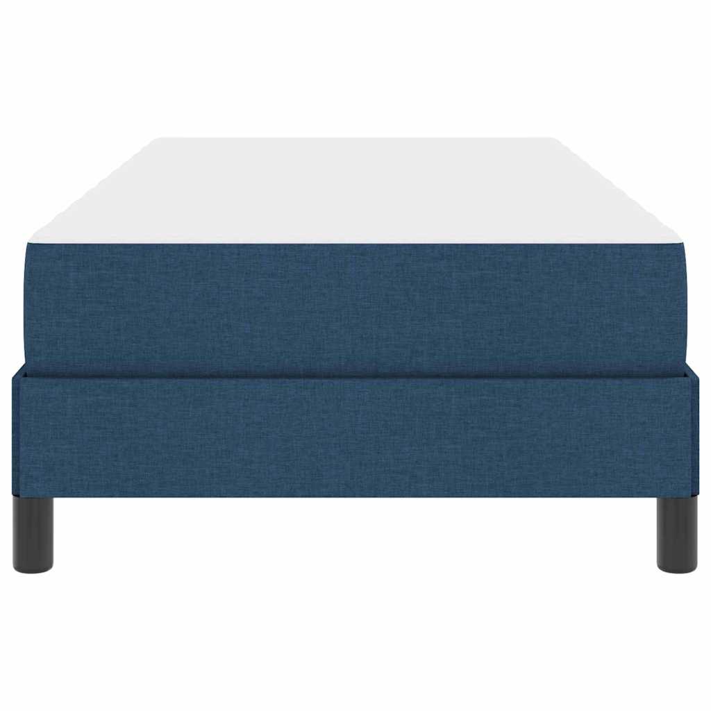 Letto a molle con materasso Blu 80 x 200 cm Tessuto