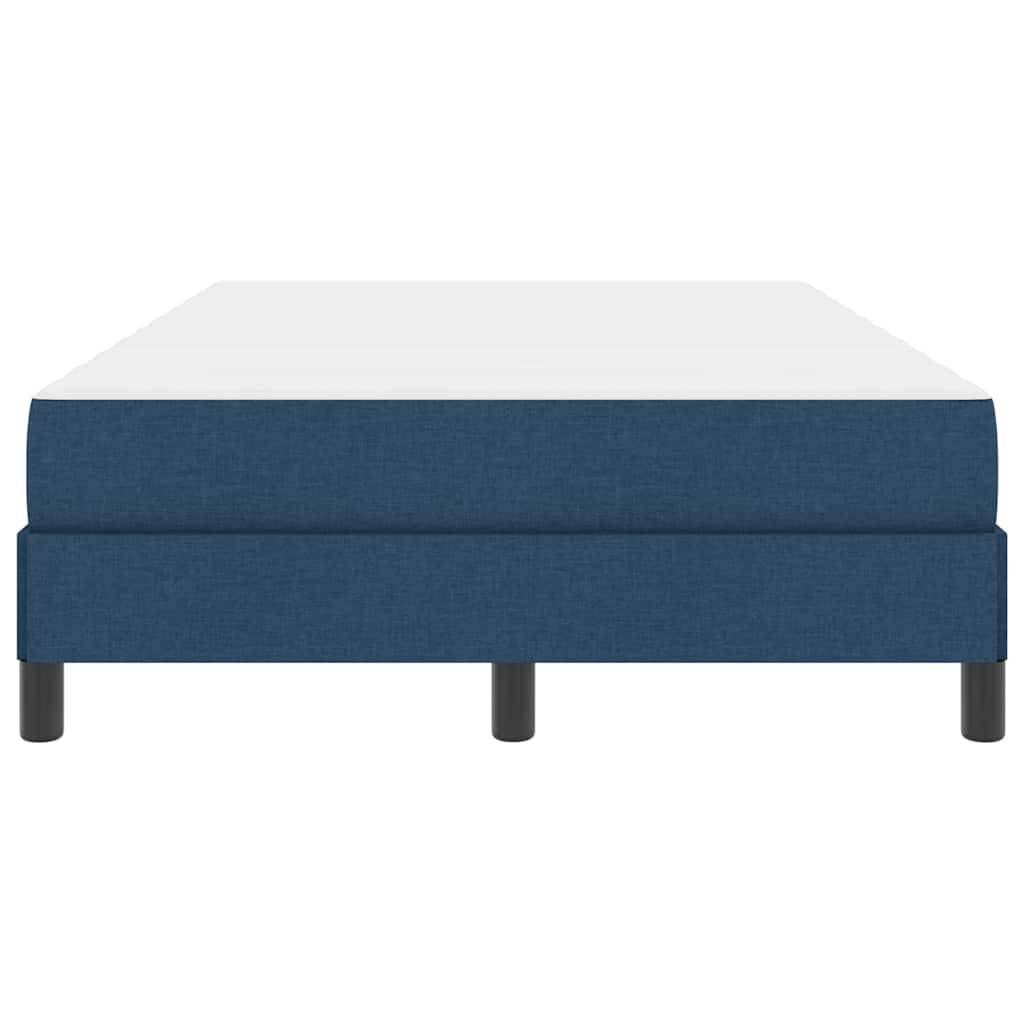 Letto a molle con materasso Blu 120 x 200 cm Tessuto