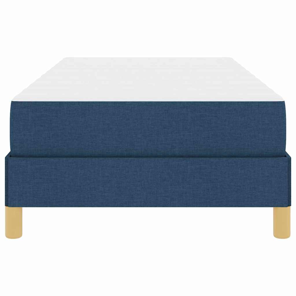 Letto a molle Blu e Marrone 90 x 200 cm