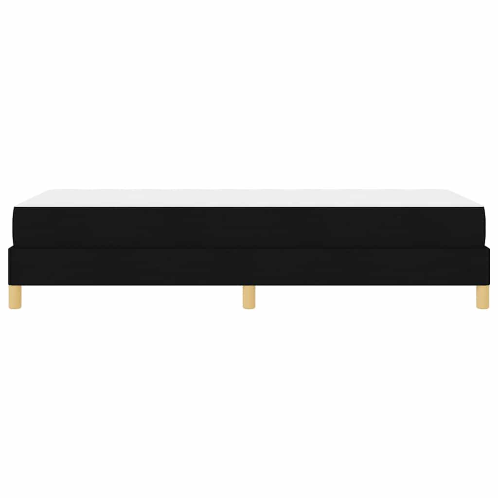 Letto a molle Nero e Marrone 100 x 200 cm