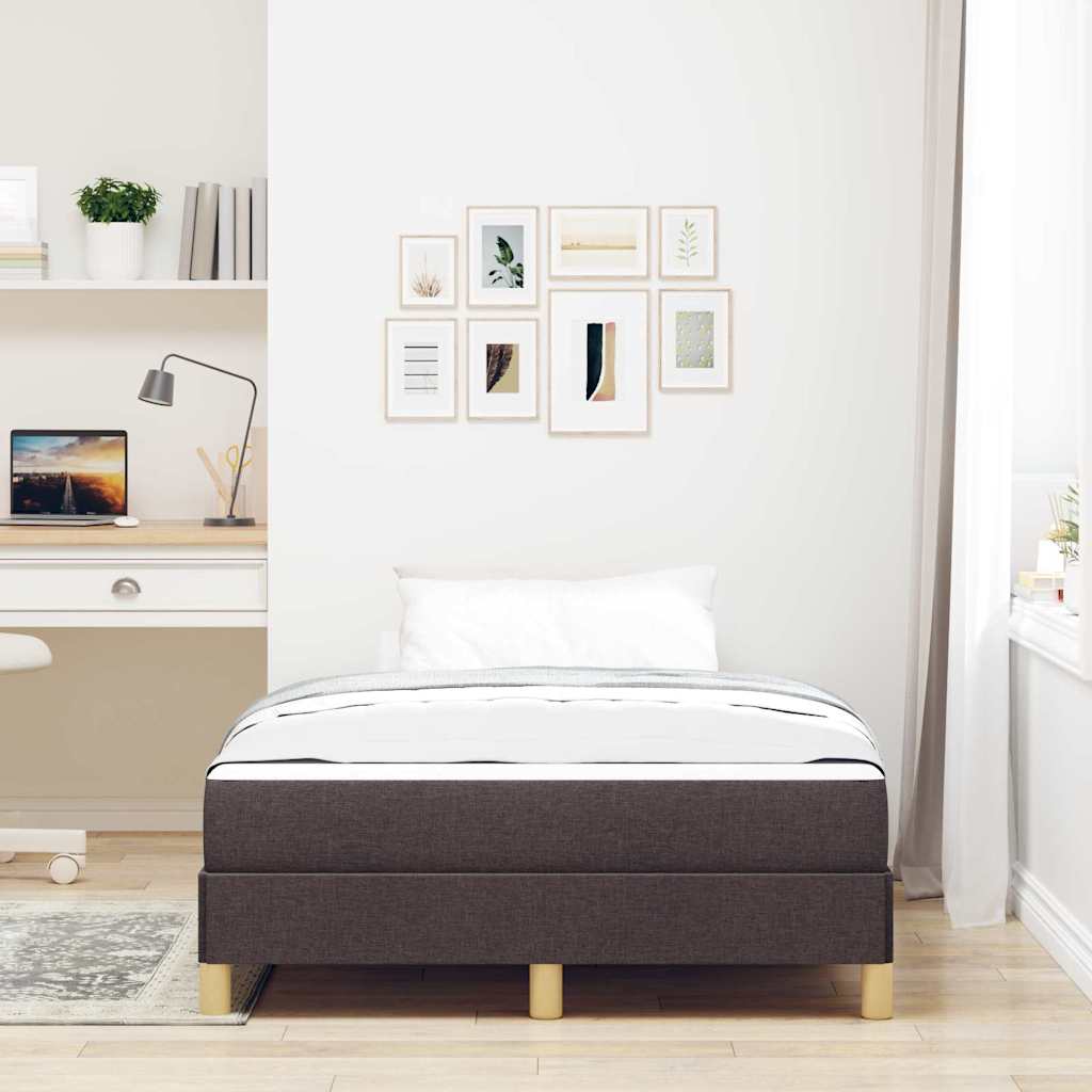 Letto a molle Marrone 120 x 200 cm