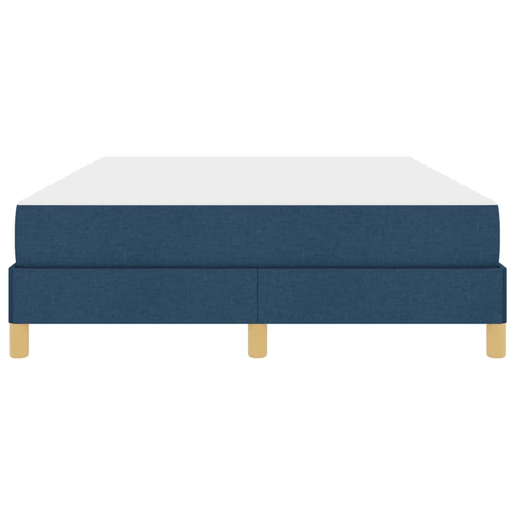 Letto a molle Blu e Marrone 140 x 190 cm