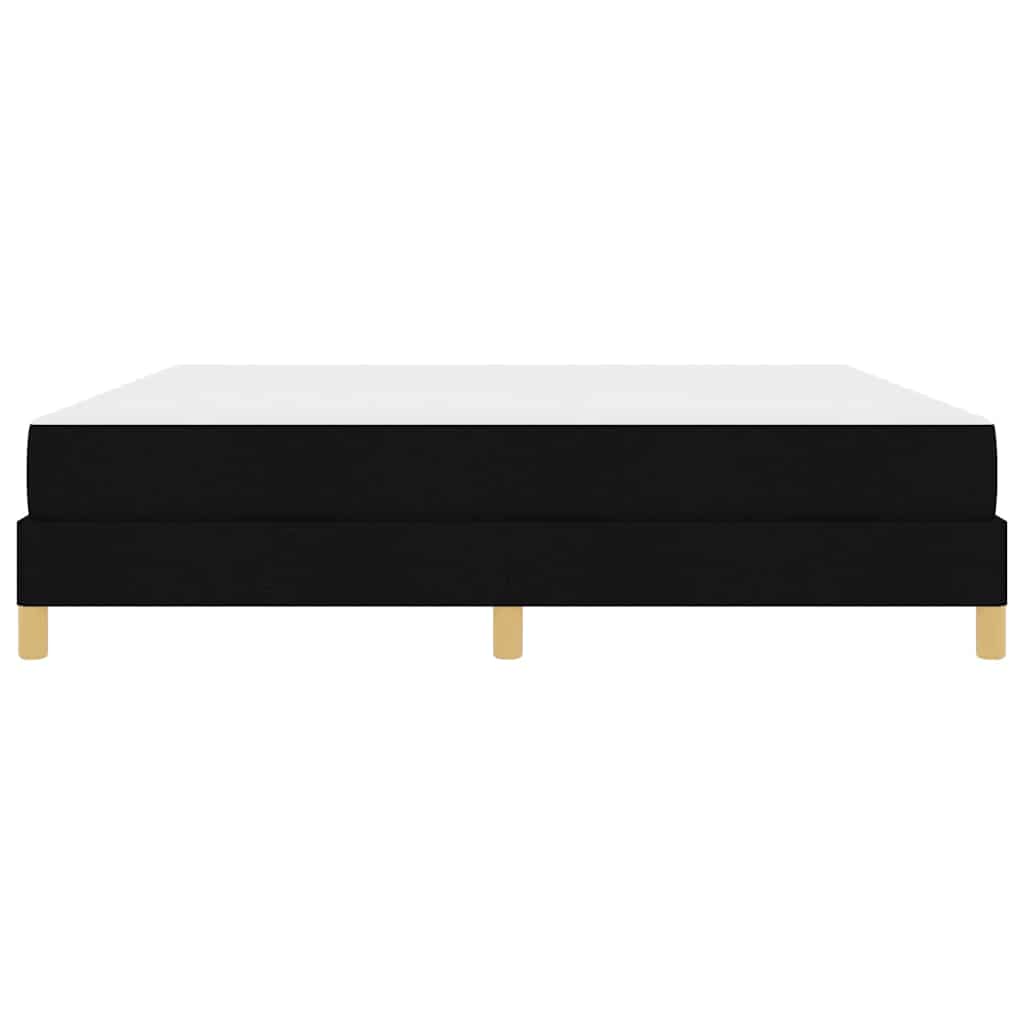 Letto a molle Nero e Marrone 180 x 200 cm