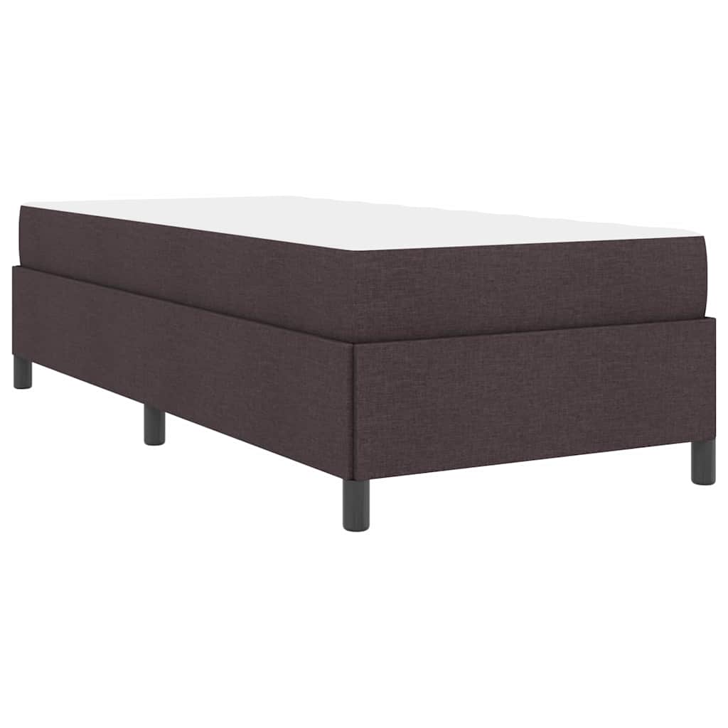 Letto a molle Marrone e Nero 90 x 190 cm
