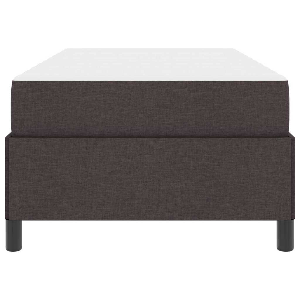 Letto a molle Marrone e Nero 90 x 190 cm