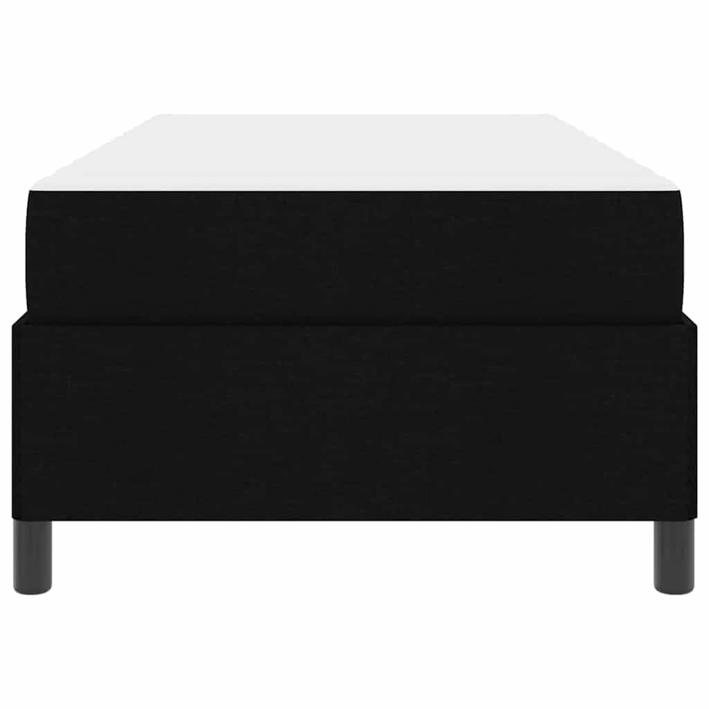 Letto a molle Nero e Nero 100 x 200 cm