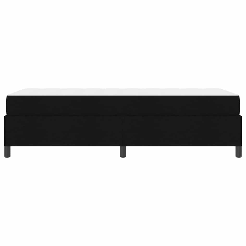 Letto a molle Nero e Nero 100 x 200 cm