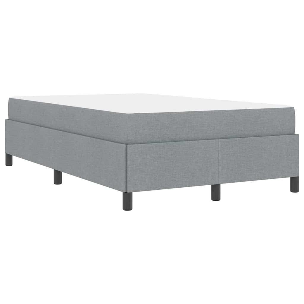 Letto a molle Grigio chiaro e nero 120 x 200 cm