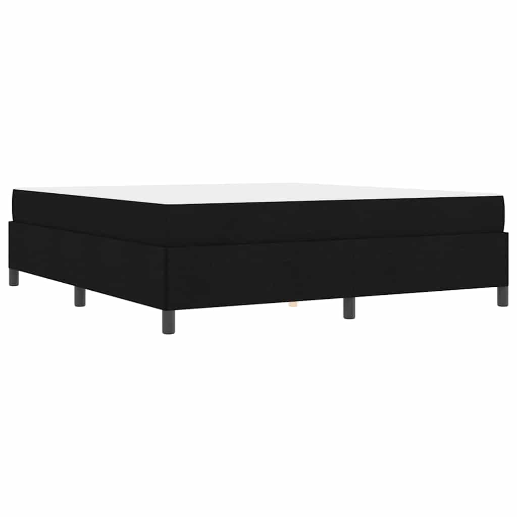 Letto a molle Nero e Nero 180 x 200 cm