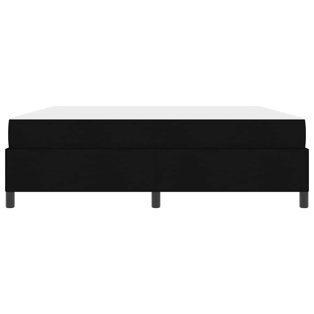 Letto a molle Nero e Nero 180 x 200 cm