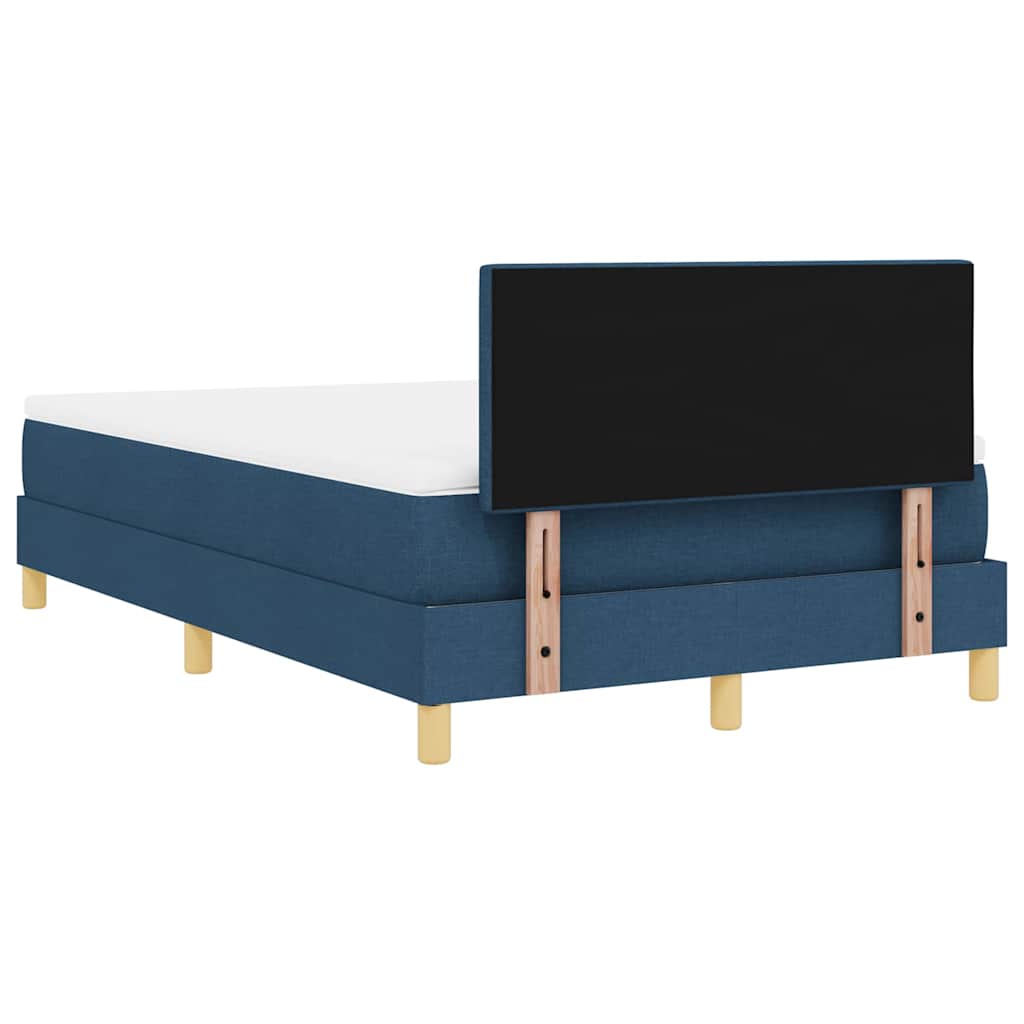 Letto a Sorgente LED con strisce LED Blu 120 x 200 cm Tessuto | homemem39