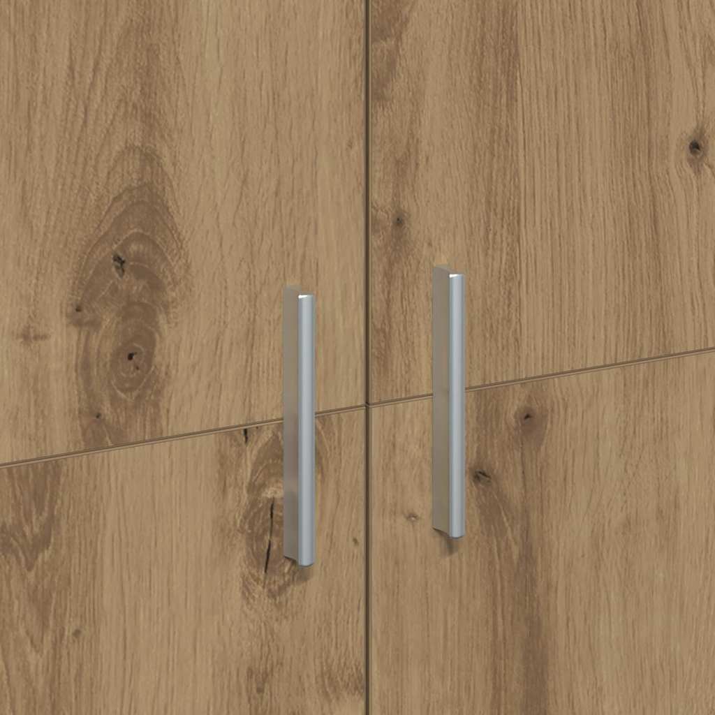 Highboard rovere artigianale 80 x 35 x 180 cm Legno multistrato | homemem39