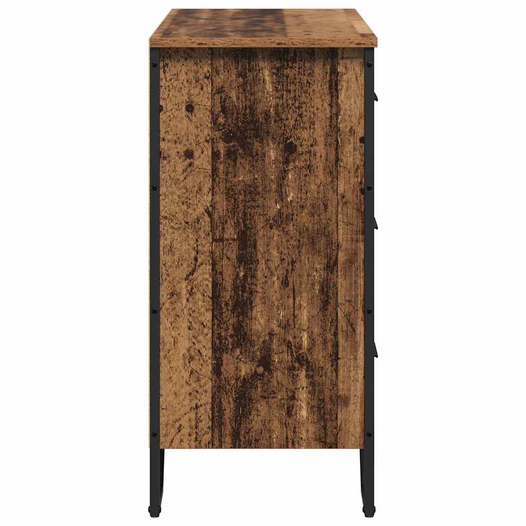 Cassettiera Legno vecchio 91 x 35.5 x 74.5 cm Legno multistrato