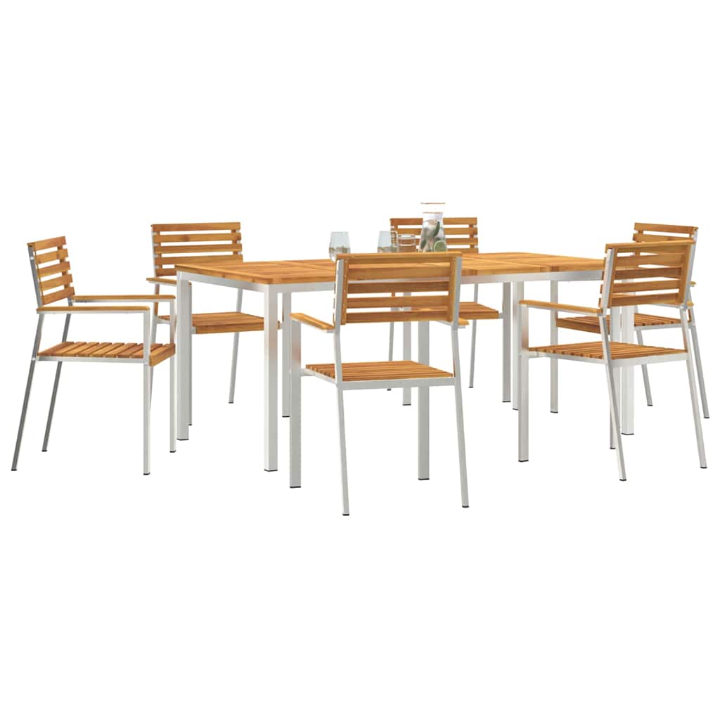 Set da Pranzo per Giardino 7 pcs