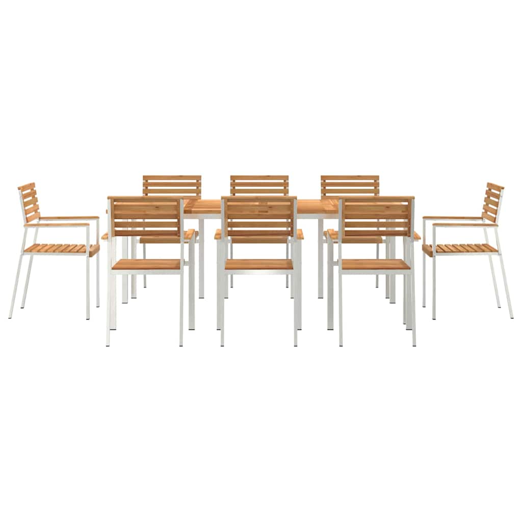 Set da Pranzo per Giardino 9 pcs