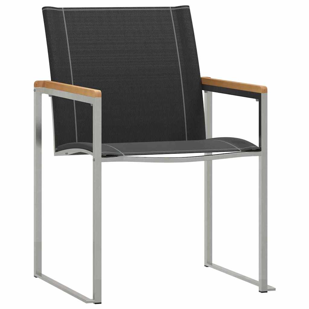 Set da Pranzo per Giardino 7 pcs Legno Massello di Acacia