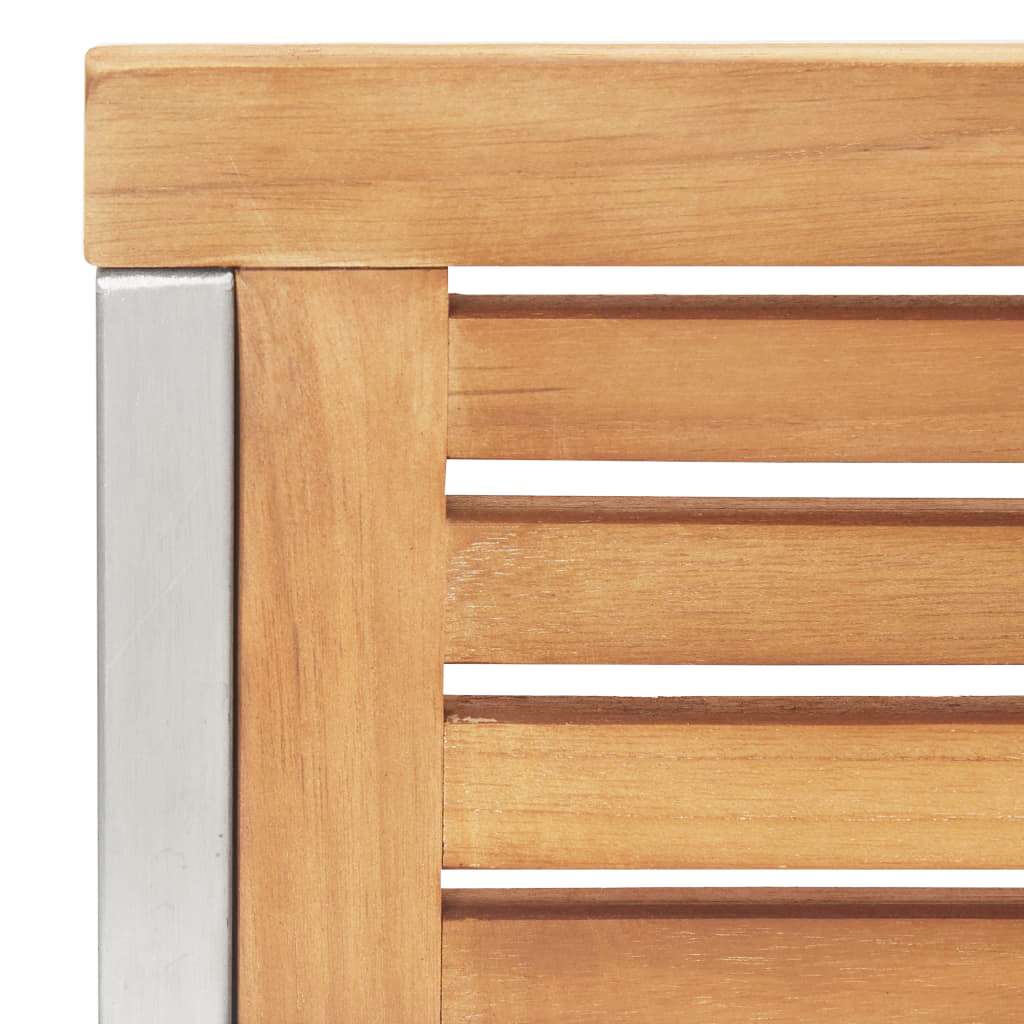Set da Pranzo per Giardino 7 pcs Legno massiccio di teak