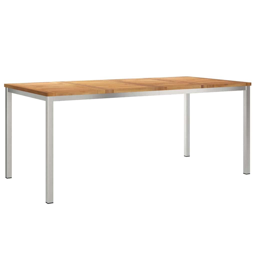 Set da Pranzo per Giardino 5 pcs Legno massiccio di teak