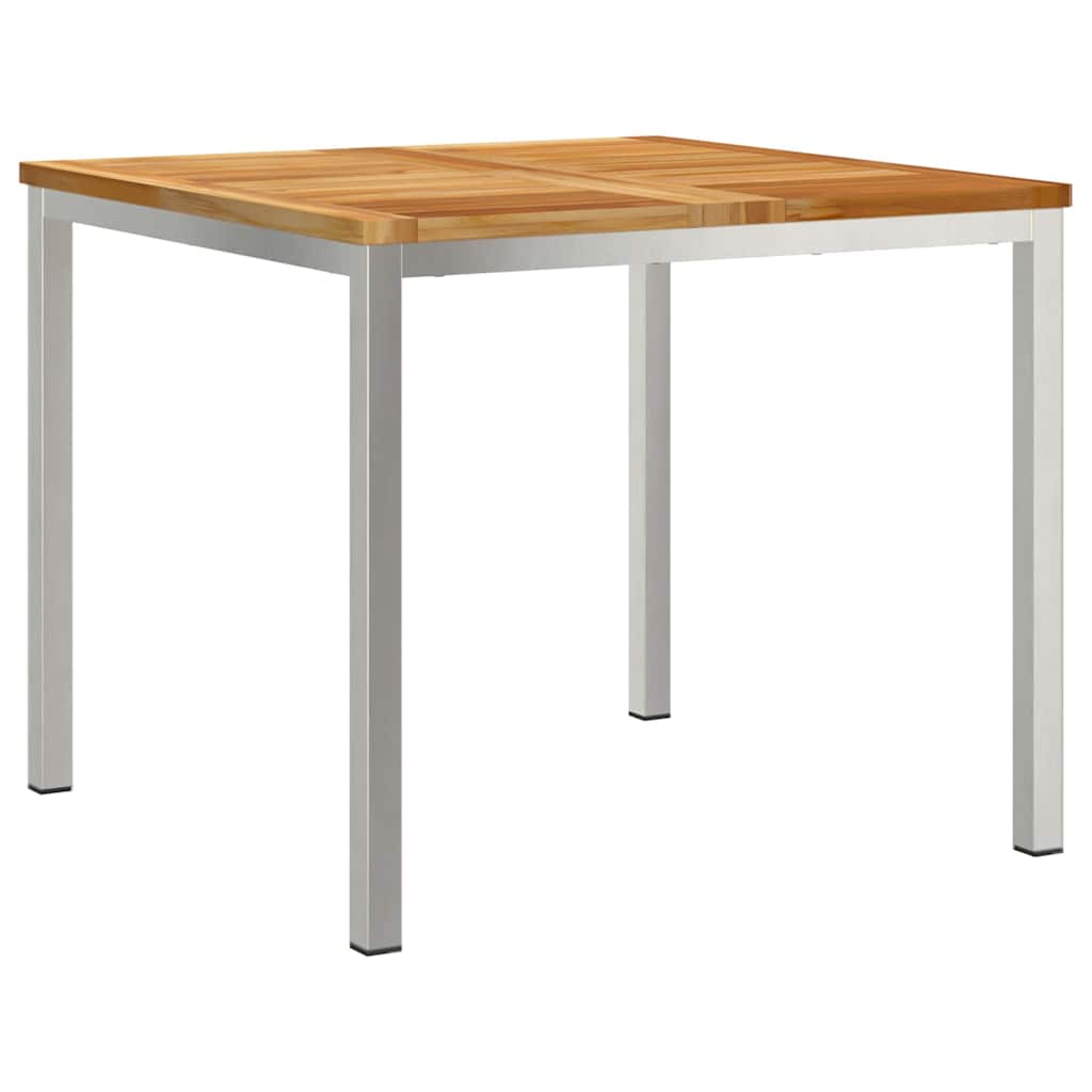 Set da Pranzo per Giardino 3 pcs Legno massiccio di teak