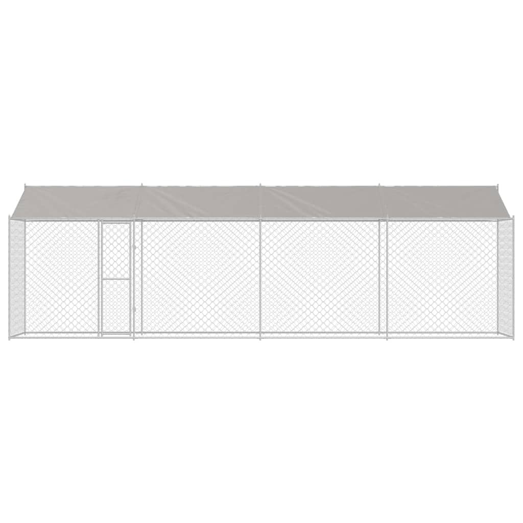 Gabbia per cani Argento 800 x 200 x 256 cm Acciaio zincato
