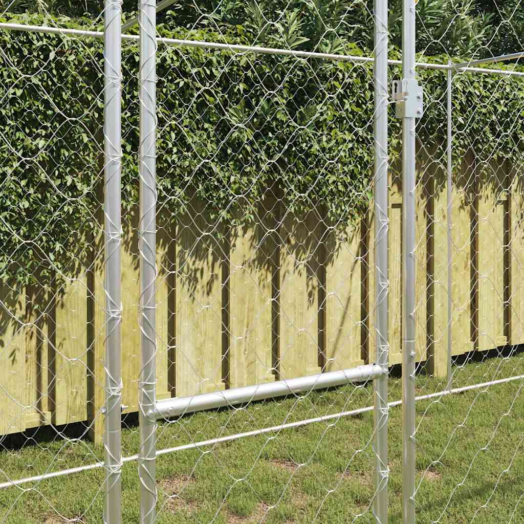 Gabbia per cani Argento 800 x 200 x 200 cm Acciaio zincato